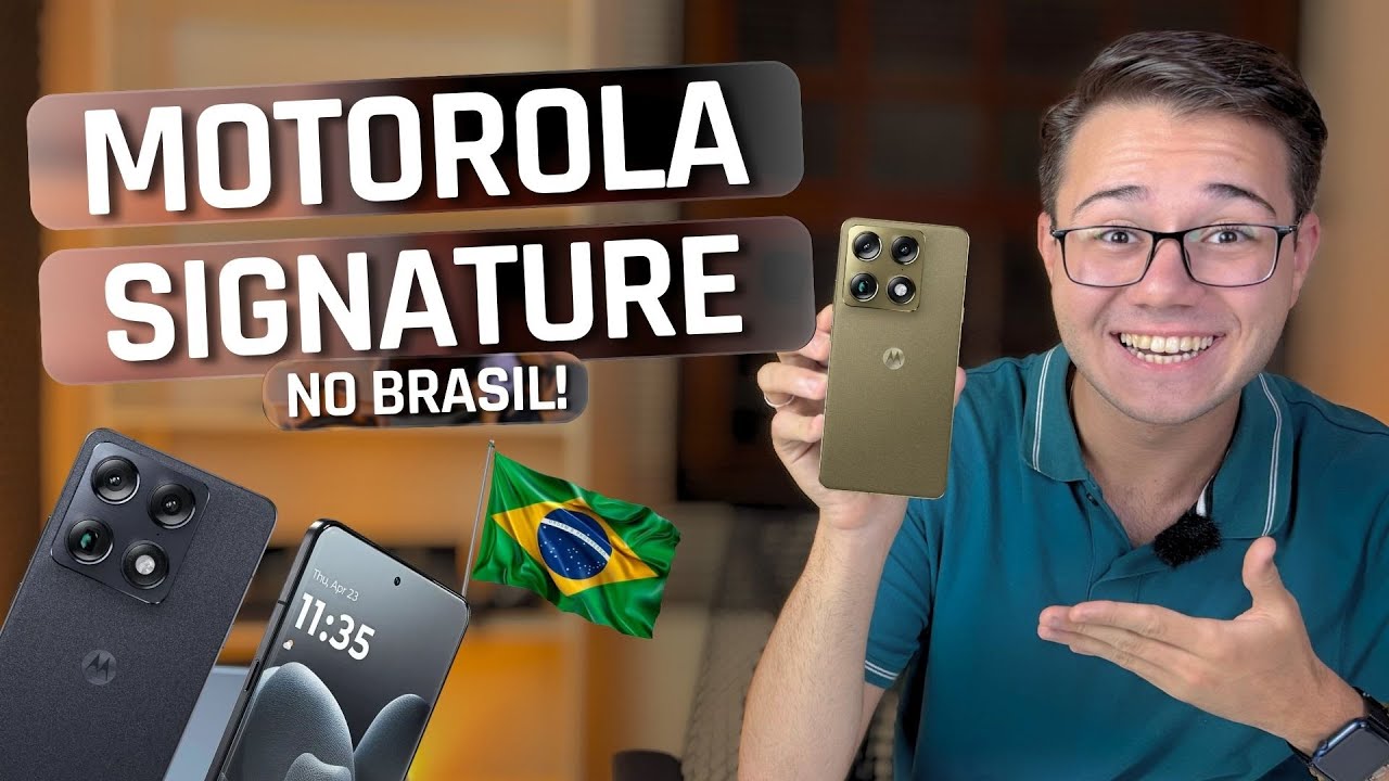 MOTOROLA SIGNATURE NO BRASIL! | TUDO sobre esse novo TOP DE LINHA! Melhor que IPHONE?