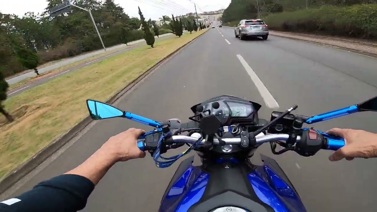 YAMAHA MT 03 TEST RIDE ESCAPAMENTO ATALLA 2X1 FULL EM AÇO INOXIDAVEL SENSACIONAL 06-09-2022