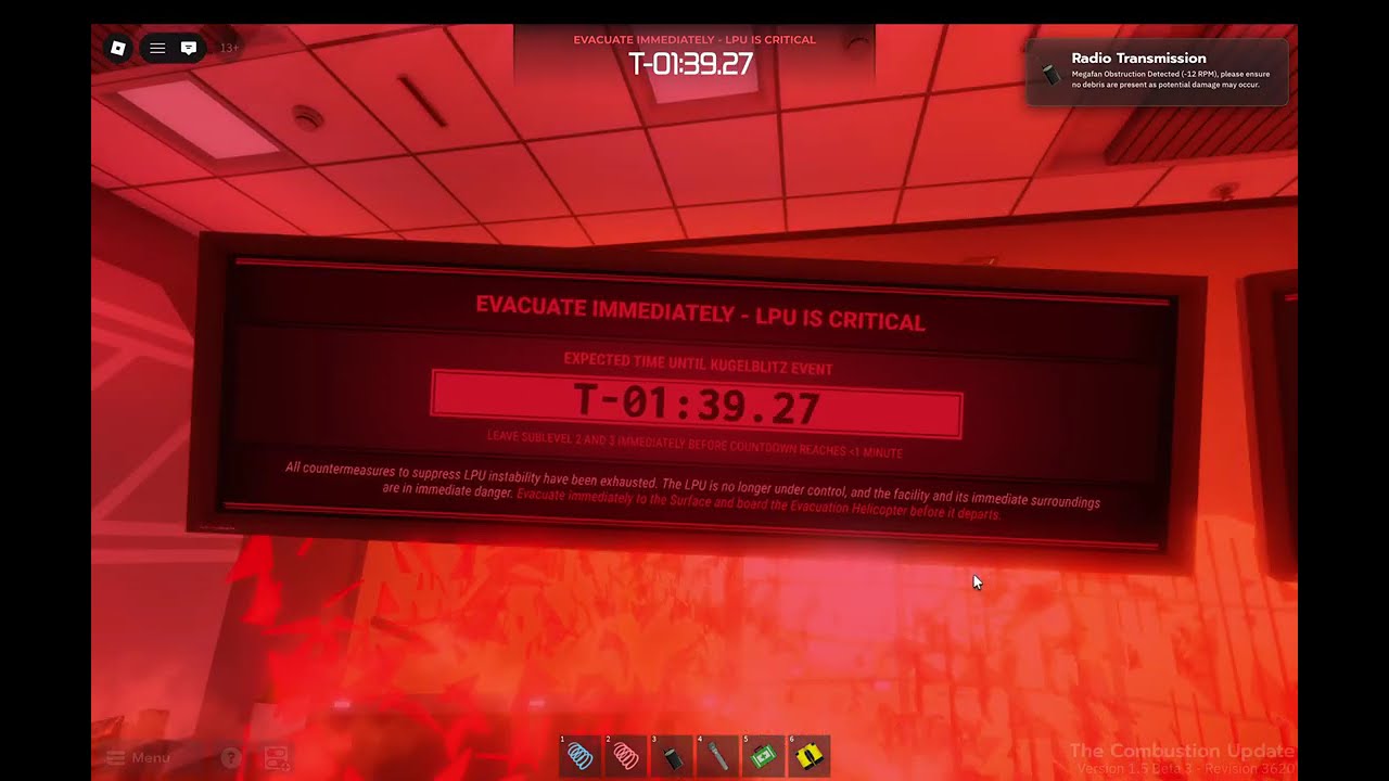 (Game breaking bug) Subterranean Research Base - Development combustion update part 3