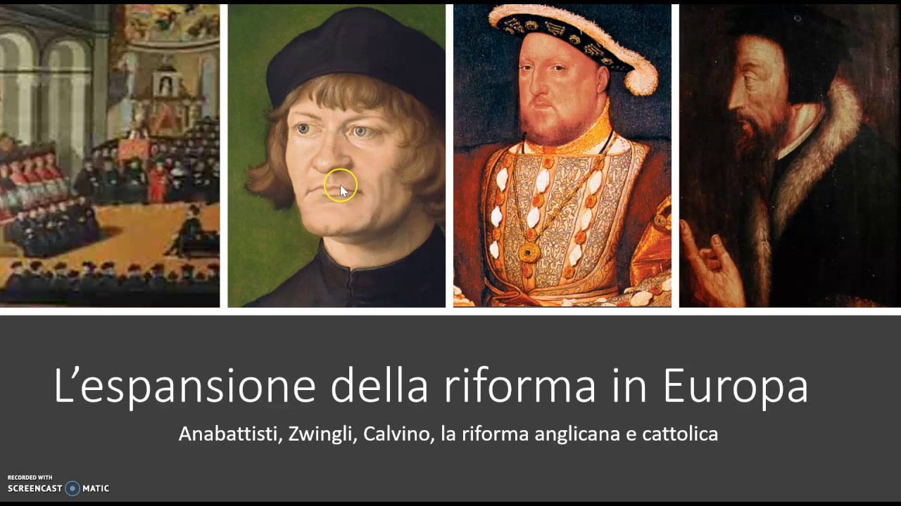 L'espansione della riforma: gli anabattisti e Zwingli
