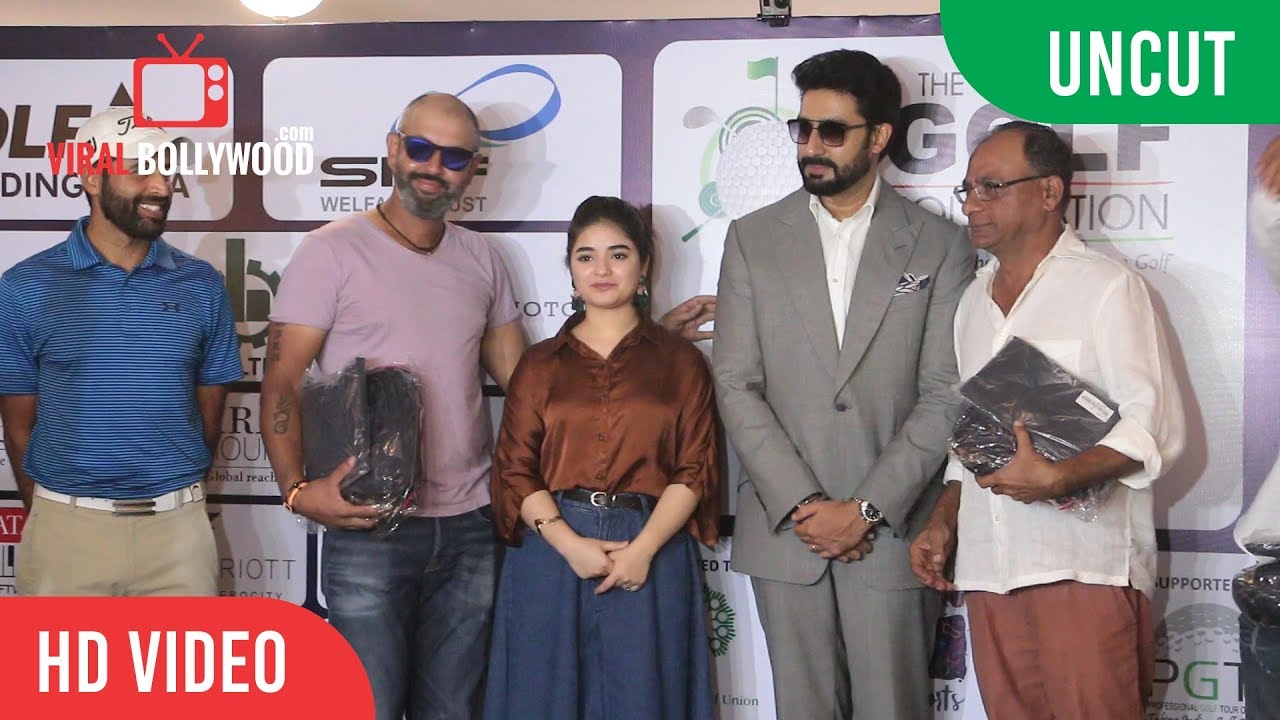 UNCUT - Zaira Wasim And Abhishek Bachchan At 5th Edition Of Pro Am Championship