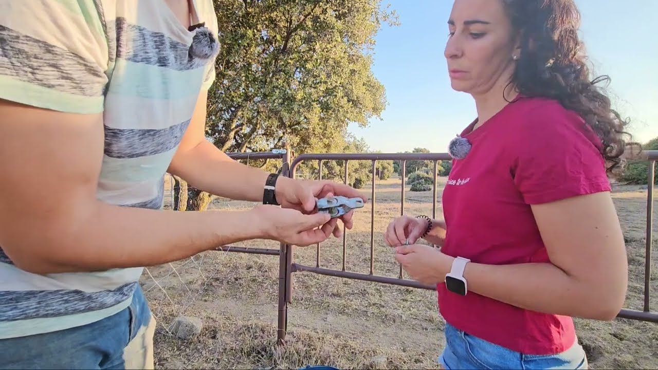 Malla ganadera, instalación - parte 2