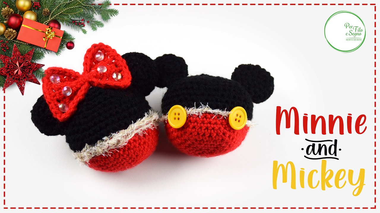 Speciale Natale - Minnie& Mickey palline di Natale