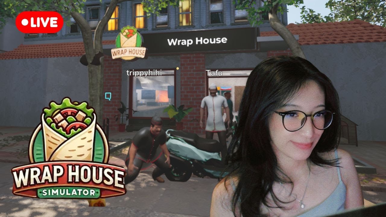 Wrap house simulator || ber 3 jadi chef di sebuah restorant #livestreamerindonesia
