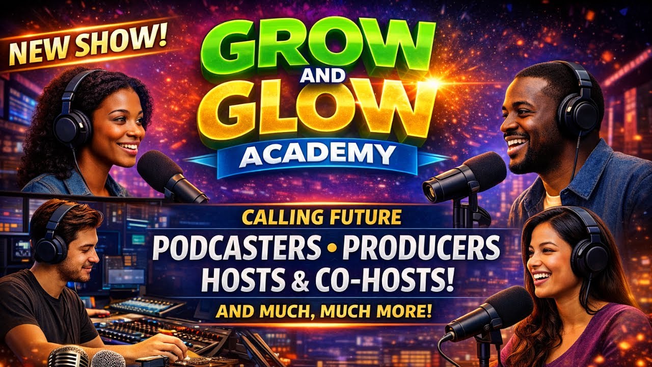Grow & Glow Academy 🔥 Calling Future Podcasters, Producers & Hosts!