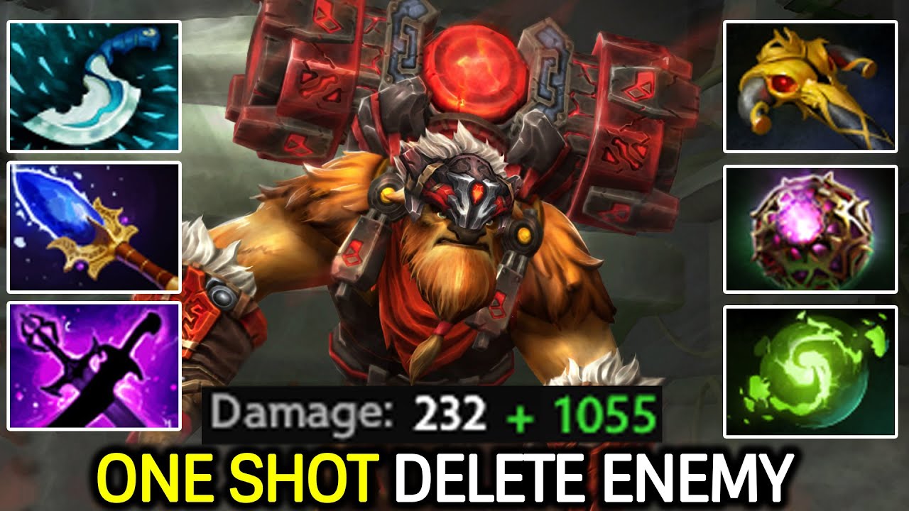 Earthshaker Solo Mid &ndash; Nonstop Stun with Scepter + OC Build Dota 2