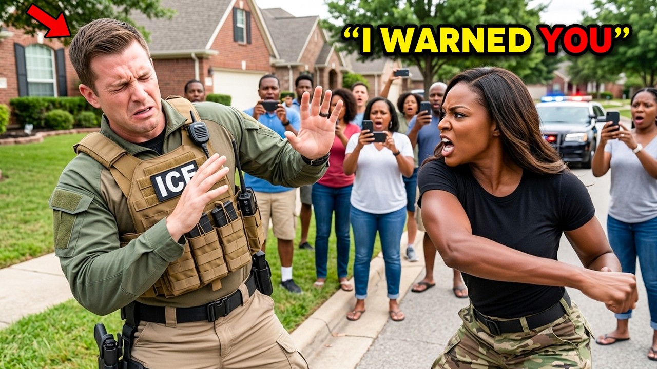 ICE Agents Target Black Woman—Shocked When She Fights Back, She's Delta Force