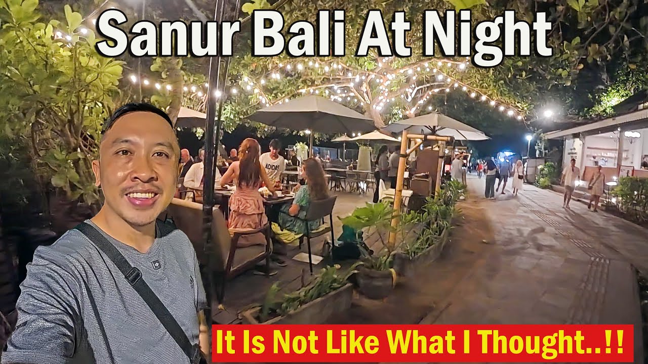 Let Stroll Around In Sanur Beach Side At Night..!! What Top Expect..??
