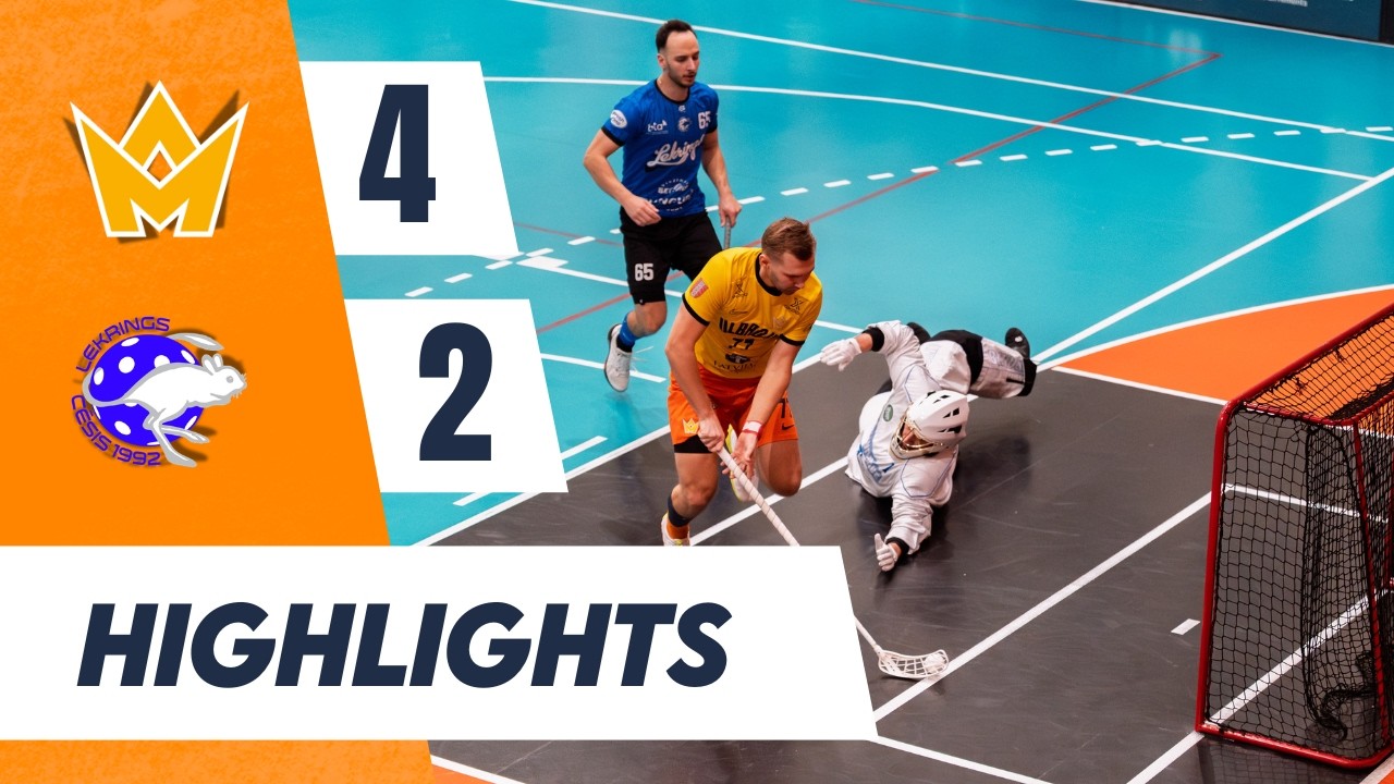 Elvi florbola līga vīriešiem: Masters Ulbroka/LU - Lekrings | Highlights