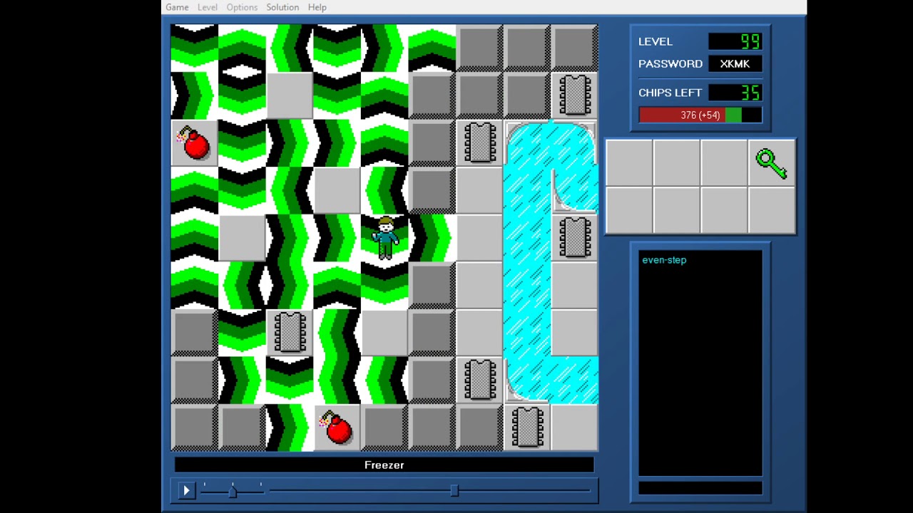 CCLP3 level 99 solution - 322 seconds