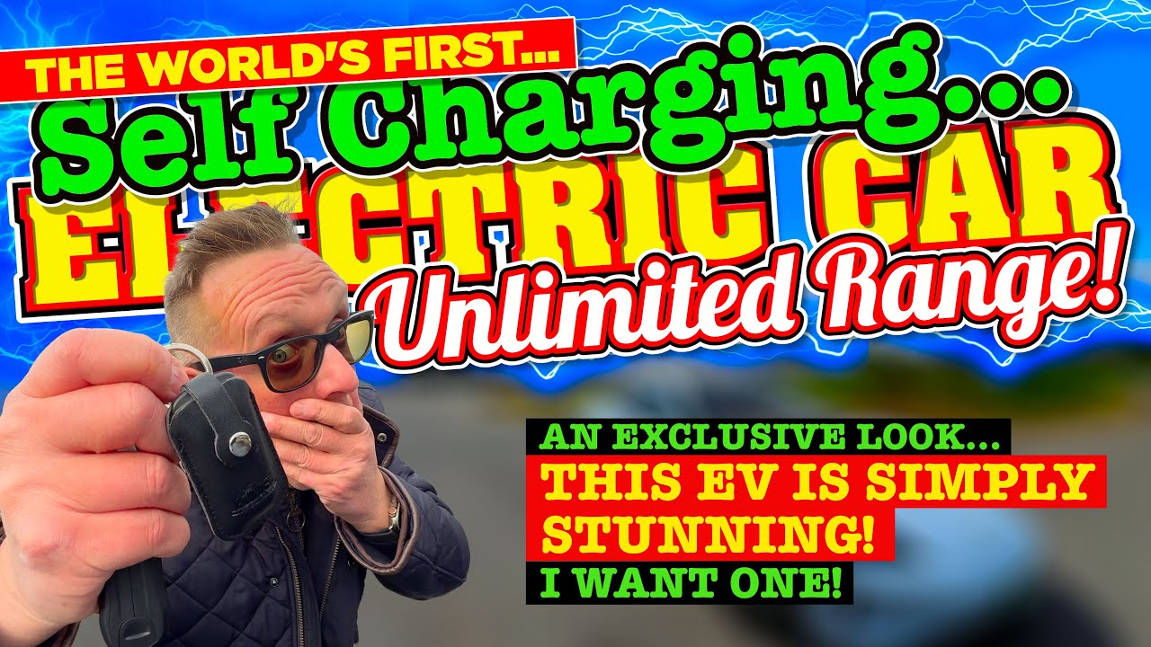 I got my HANDS ON the WORLD'S FIRST all ELECTRIC SELF CHARGING CAR - STUNNING LOOKS UNLIMITED RANGE!