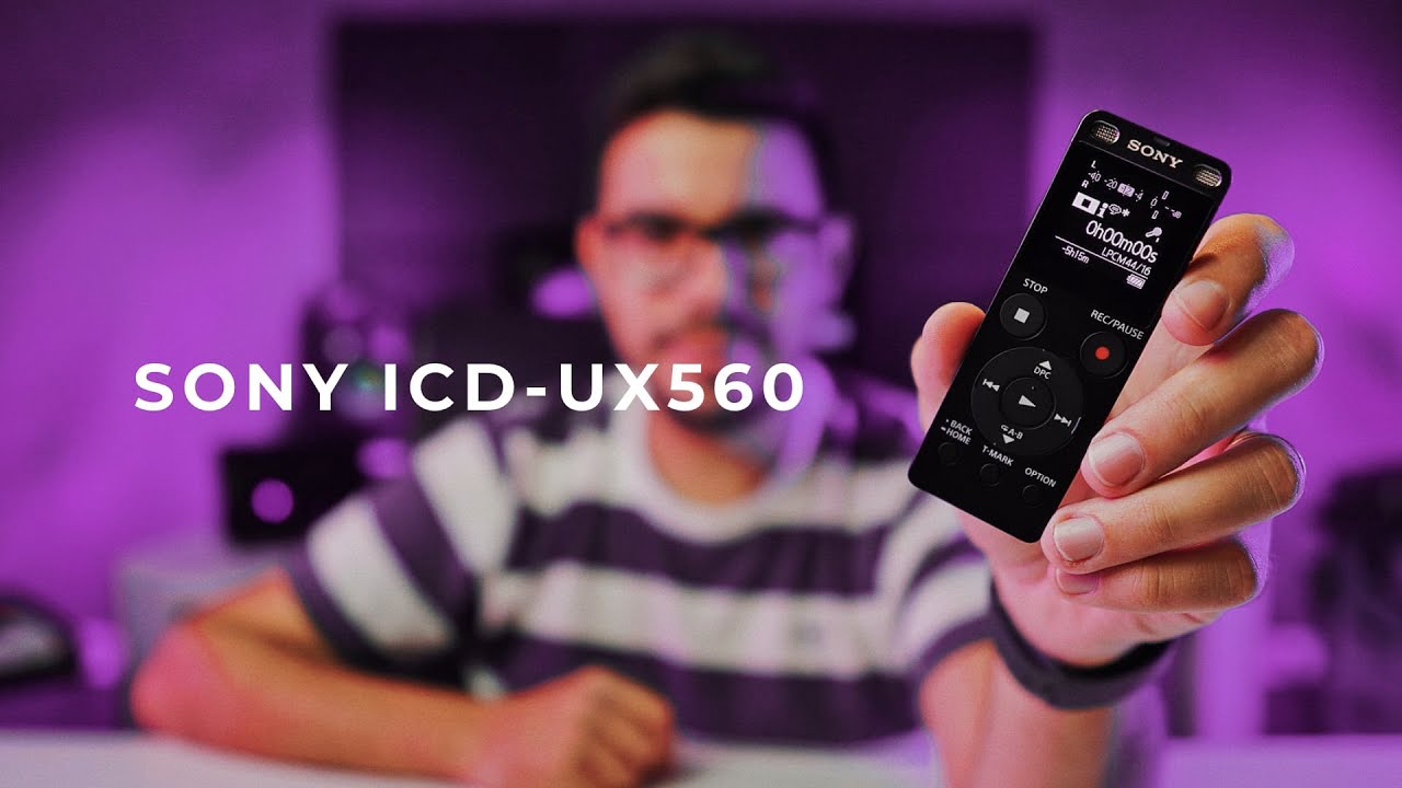 Gravador Sony ICD UX560 Vale a Pena ? | REVIEW Fernando Cesar