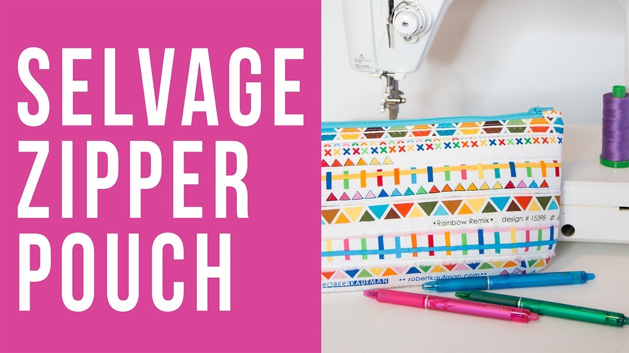 Ask Sara: Selvage Zipper Pouch
