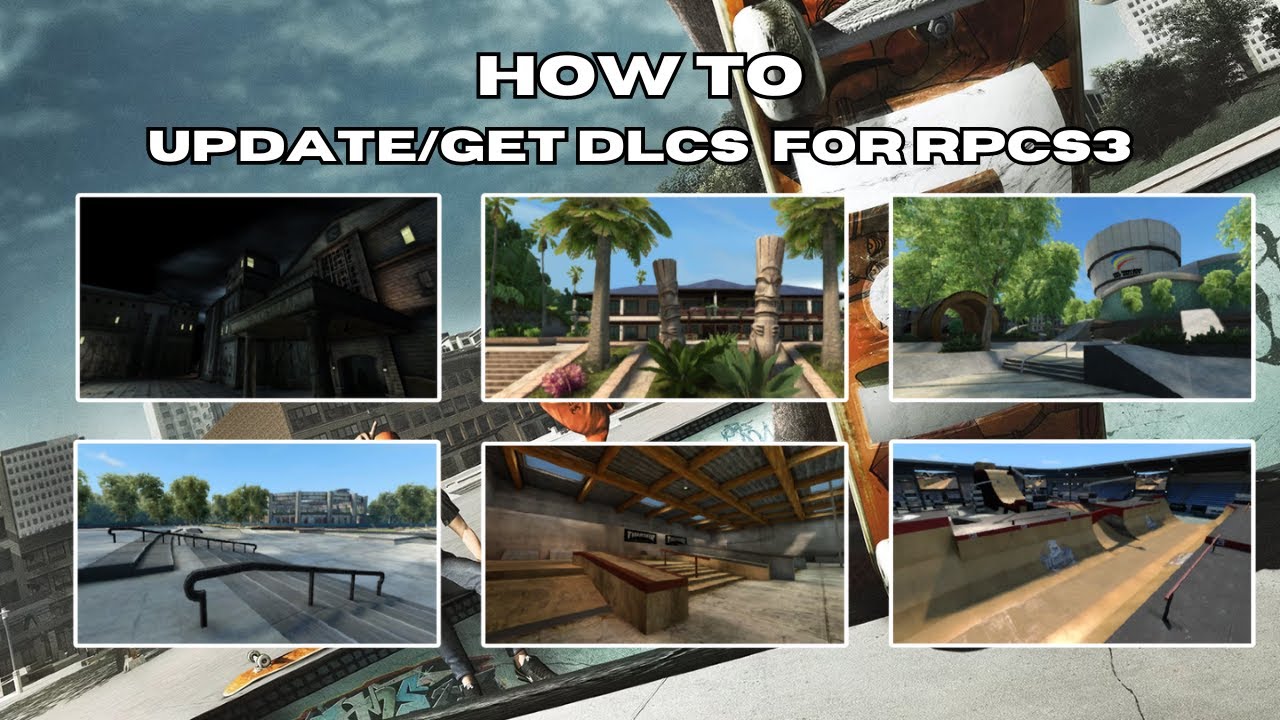 Skate3 - HOW TO UPDATE/GET DLCS FOR SKATE 3 ON RPCS3