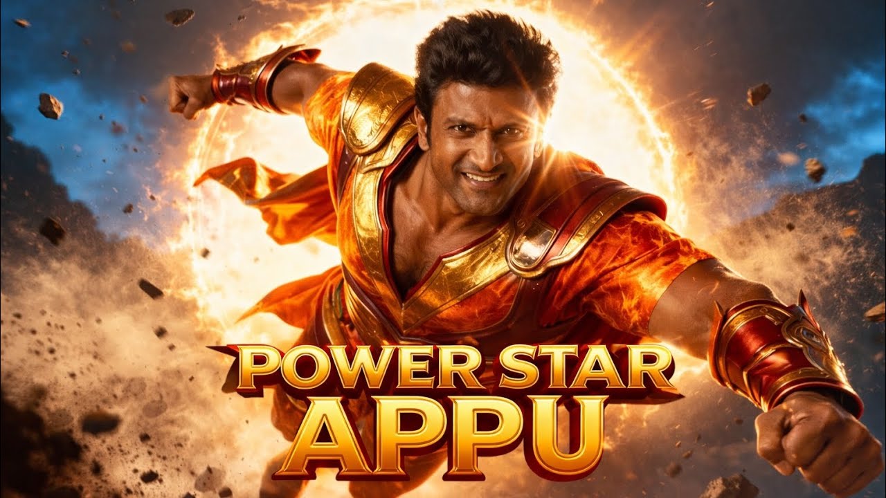 POWER STAR APPU &ndash; A Legacy That Lives On 💛 | Cinematic AI Tribute | Appu Fan Samarth | #appu #aiart 