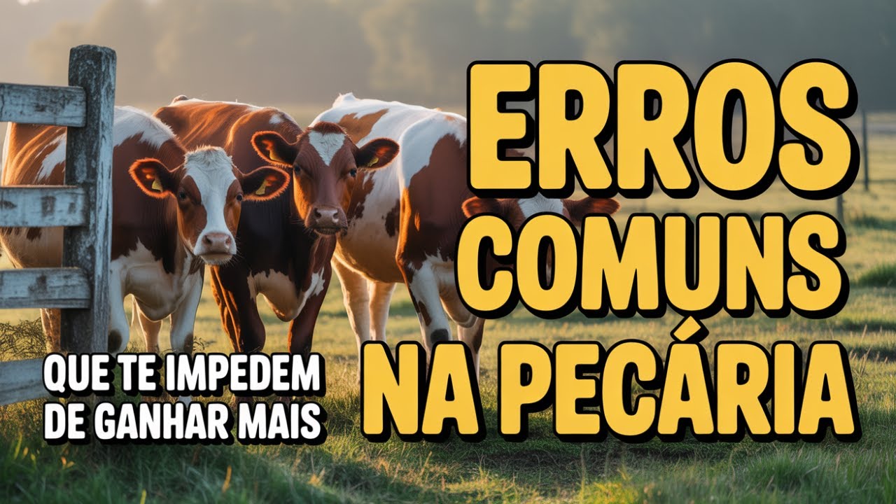 Erros comuns no negócio da pecuária que impedem você de ganhar mais dinheiro