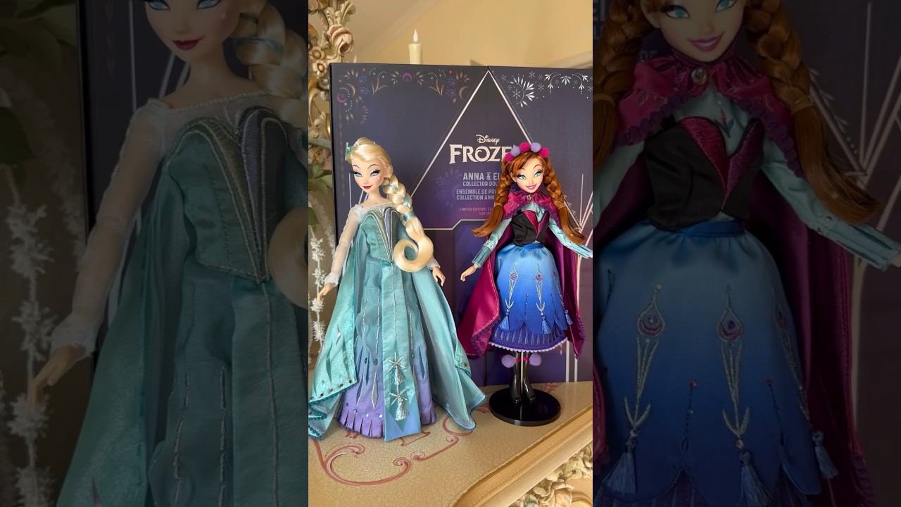 Disney Designer Princess Doll unboxing Part 7!✨ Anna & Elsa ❄️⛄️✨  Frozen edition! Which Dolls Next?