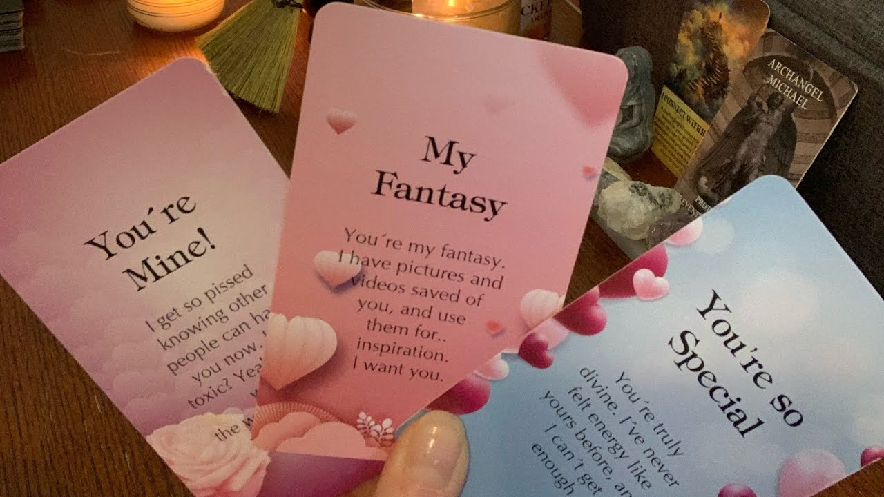 FANTASIZING about YOU😈 Jealous of who you're with🔮🔥#tarot #tarotreading #trending #love #soulmate