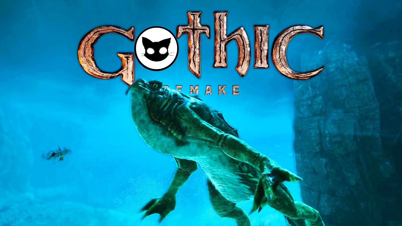Gothic 1 Remake #12 Mr. Cat Первое прохождение! Подводное приключение.