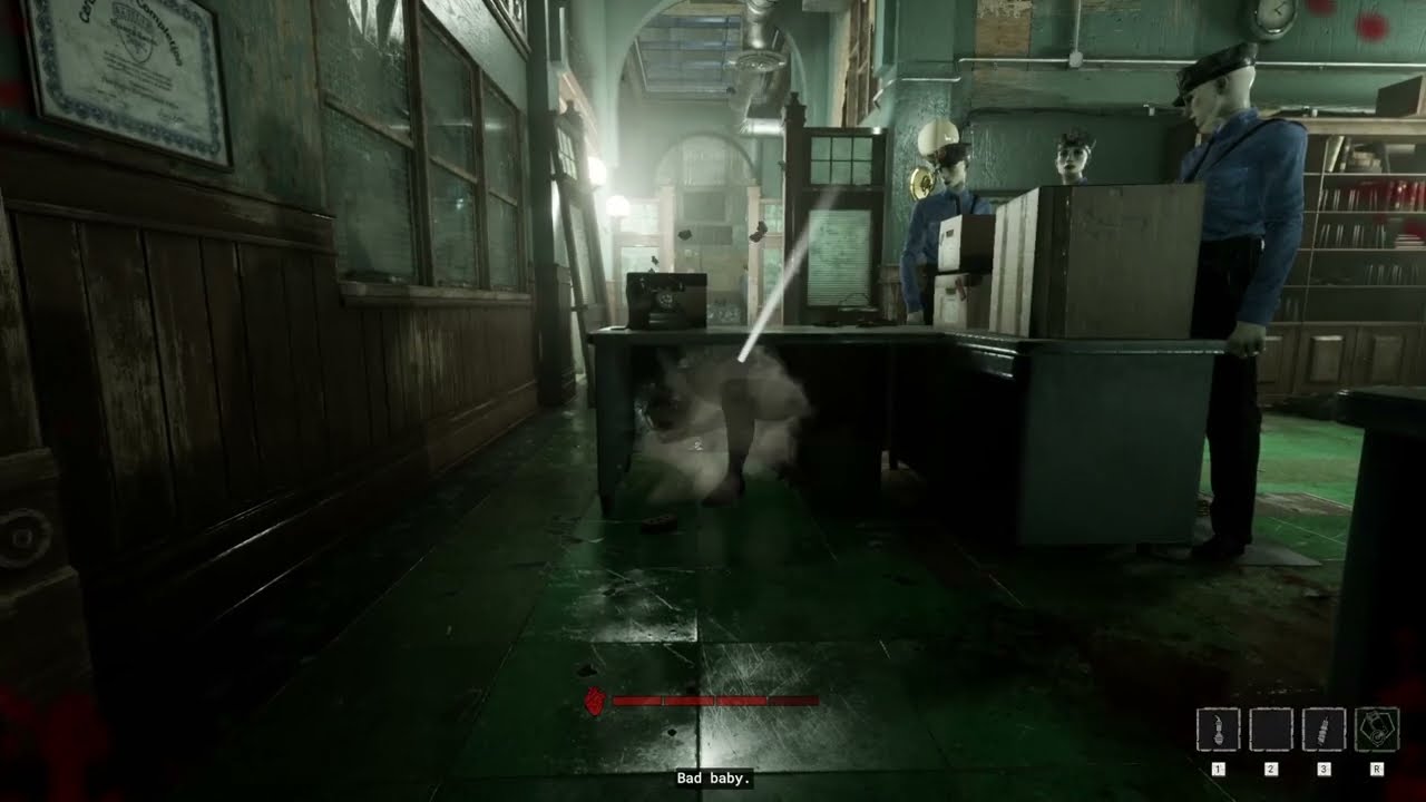 Outlast Trials | Can you hit a pouncer while she is hiding?