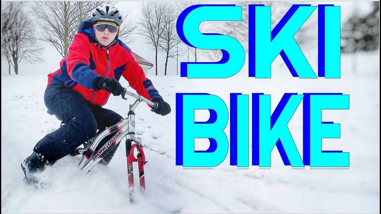 BUILDING A SKI BIKE | How to build a ski bike (without a welder)