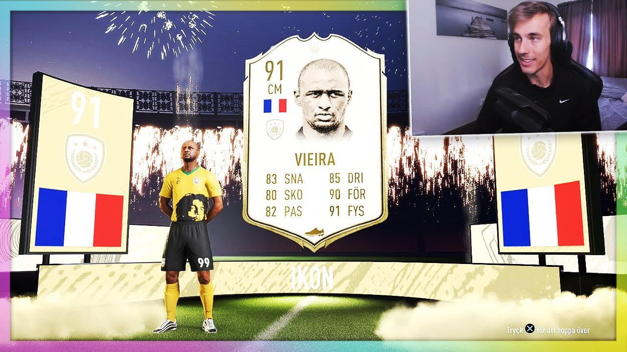 ÖPPNAR TVÅ IKON PAKET & HAR GALEN TUR!! | Fifa 20 på svenska!