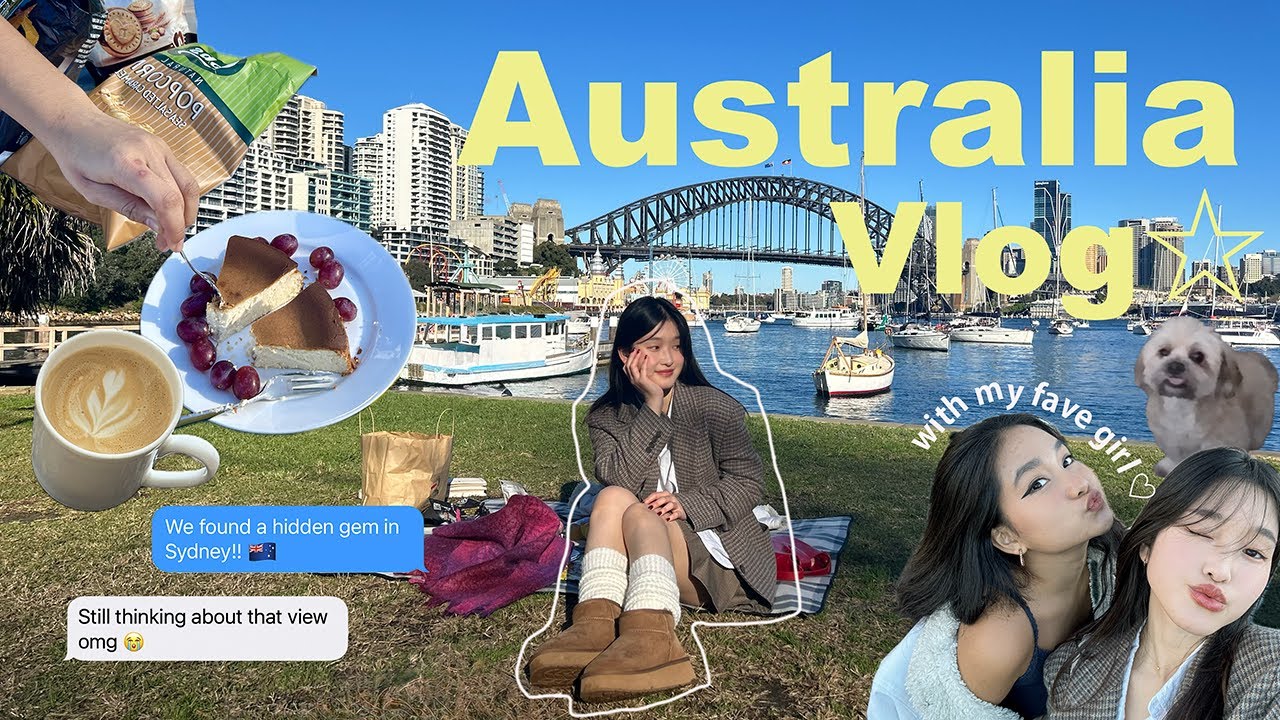 留学・ワーホリ🇦🇺｜Sydney秘密の絶景スポットでピクニックVlog🌼 with ベトナムのギャル
