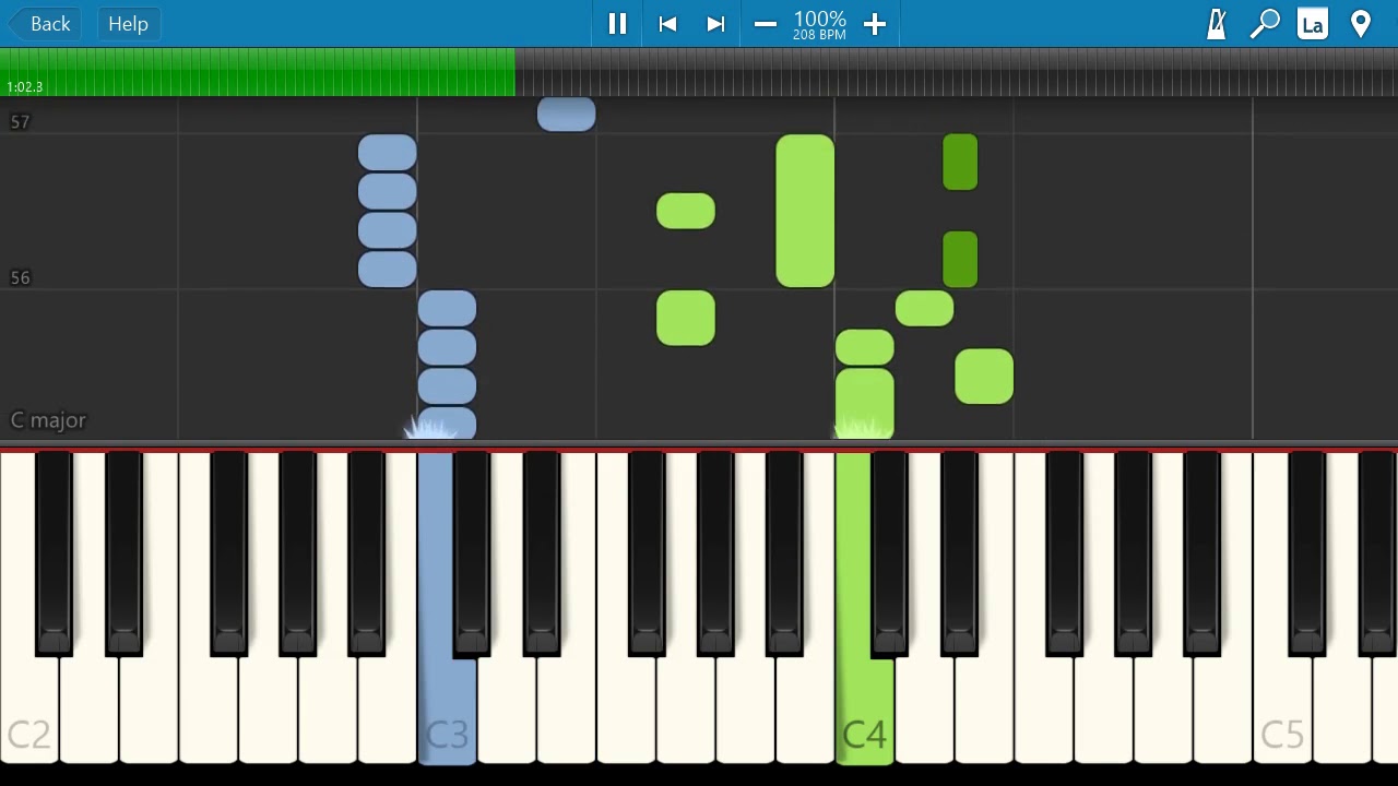 How to Play Road Trippin by The Red Hot Chili Peppers on Piano (Synthesia Tutorial)