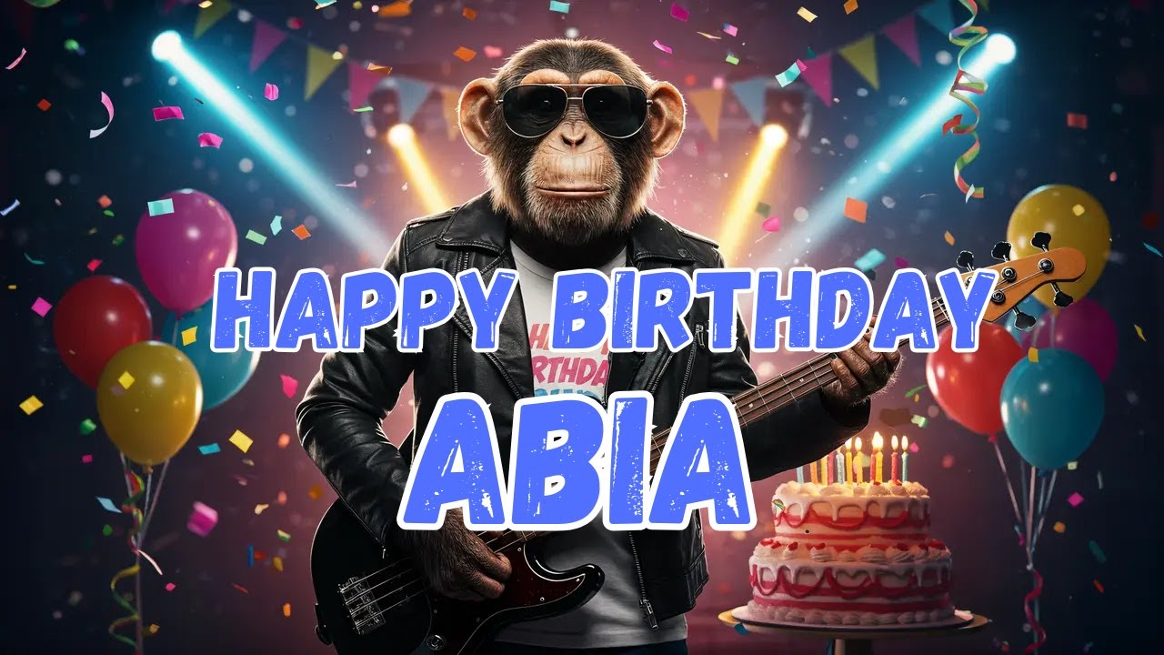 ABIA Happy Birthday Song - Happy Birthday to Abia