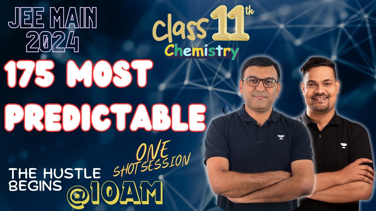 175 Most Predictable Question | Chemistry | JEE Main 2024 | GKG Sir | NKS Sir | JEE Centres