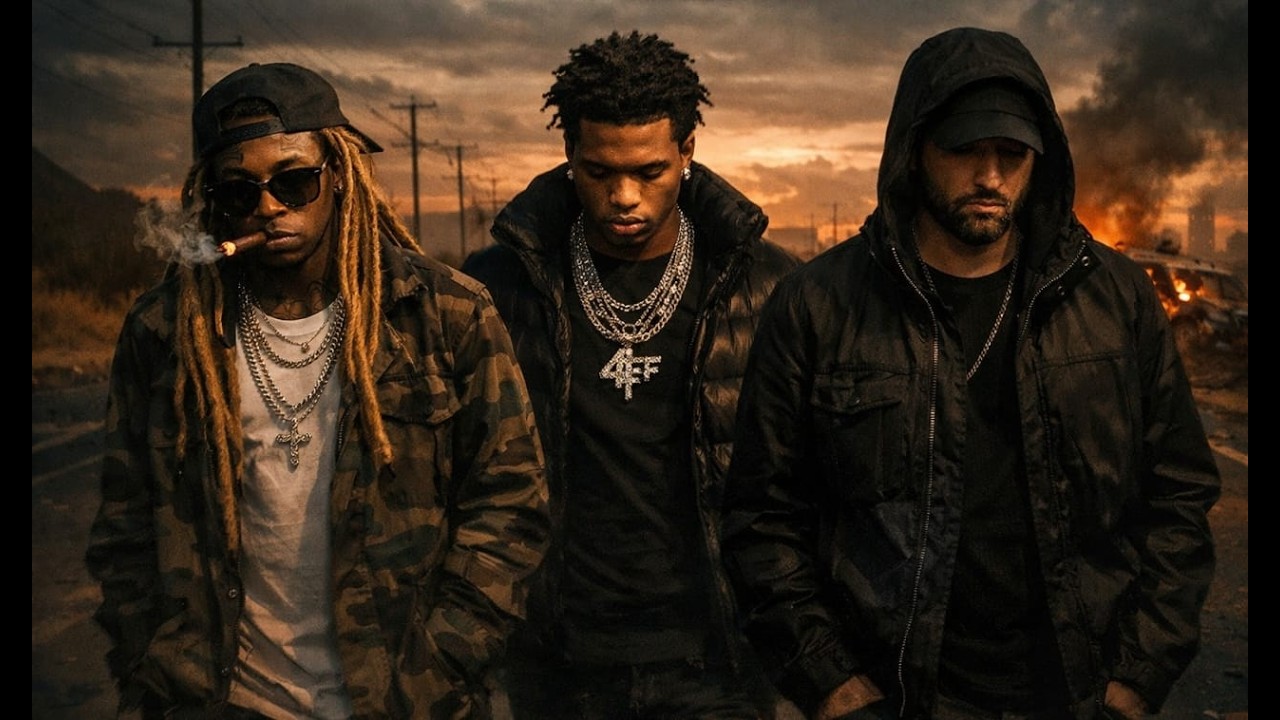 Lil Wayne ft. Lil Baby & Eminem — When we're gone (Lyrics video)