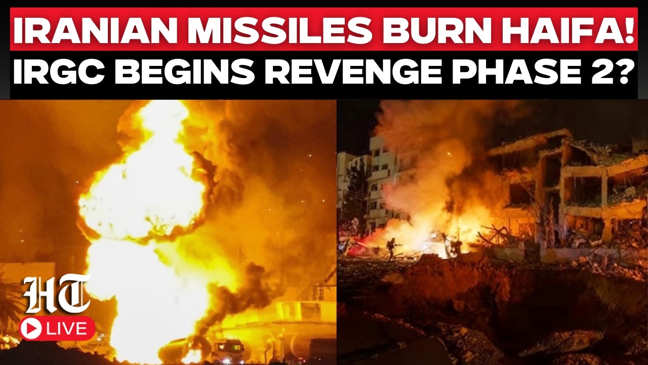 Iran Israel War Live | Iran Sets Israel's Oil Infra On 'Fire' | IRGC Begins Revenge Phase 2?