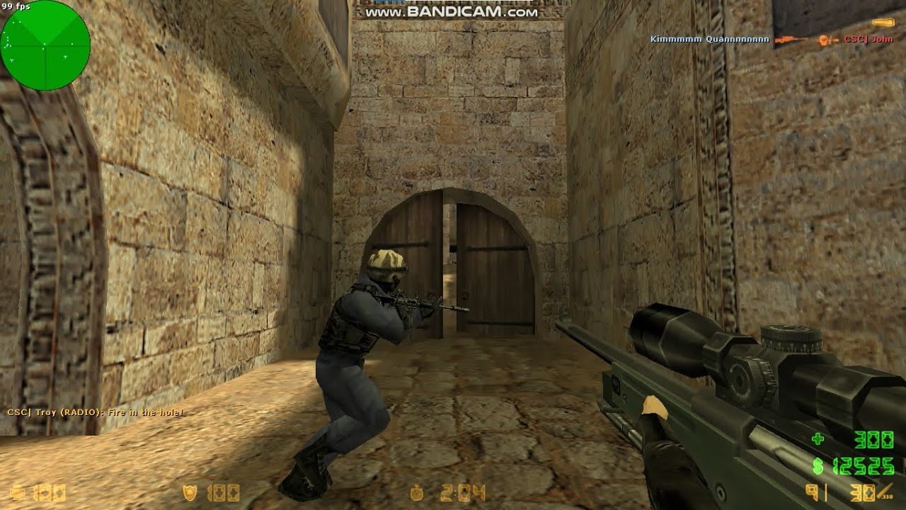 [09] CS 1.6 with me - AWM again! (de_dust 2) (No commentary)