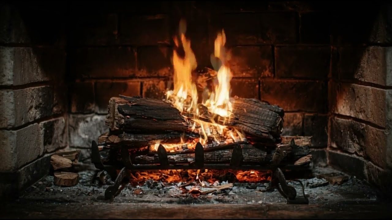 🔥 4K Fireplace Evenings of Calm | Crackling Fire for Sleep & Relaxation 10 hours