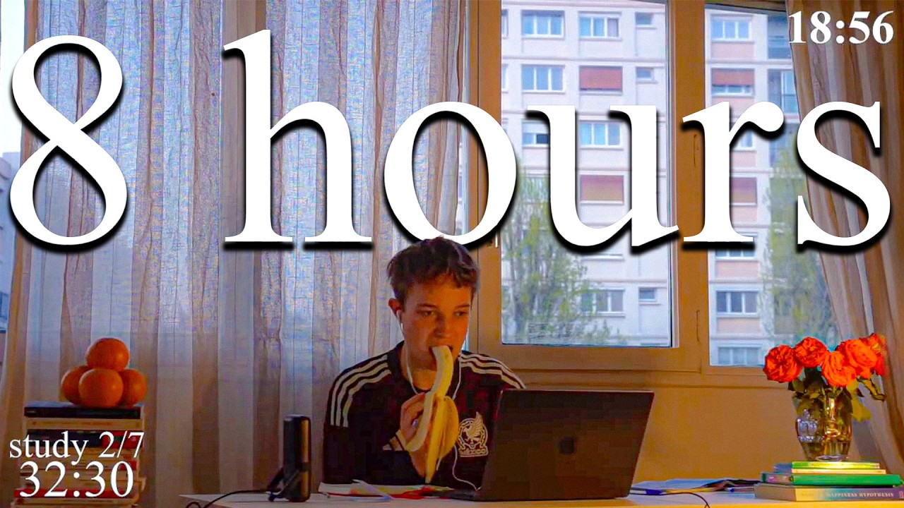 LIVE | 8-HOUR study with me 📚⛈️ rain sounds & pomodoro timer 60 & 10