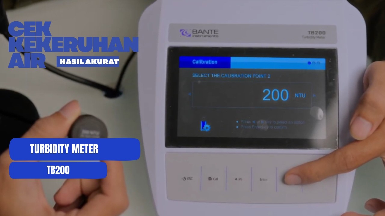 Cara Menggunakan Turbidity Meter TB200 BANTE | Tutorial Lengkap Pengukuran Kekeruhan Air