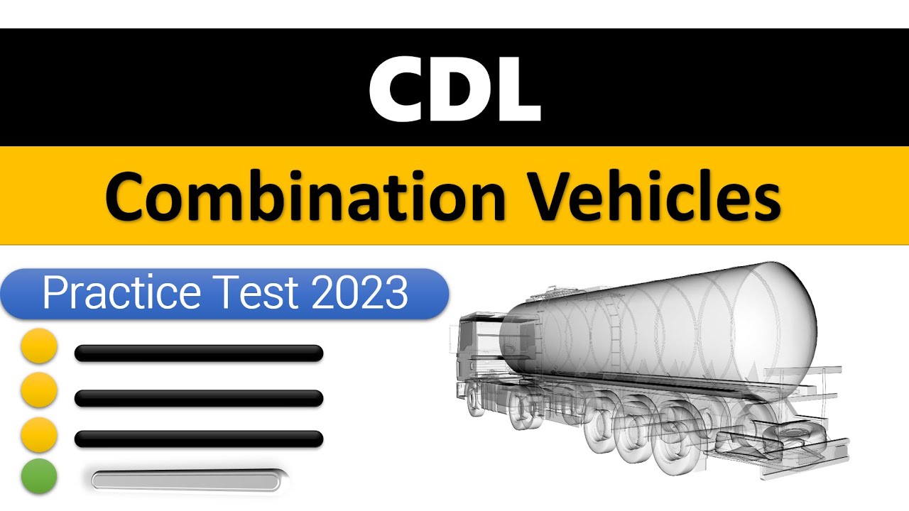 CDL Combination Vehicles Practice Test 2023 | 1-25 MCQ Questions & Answers | Part 1