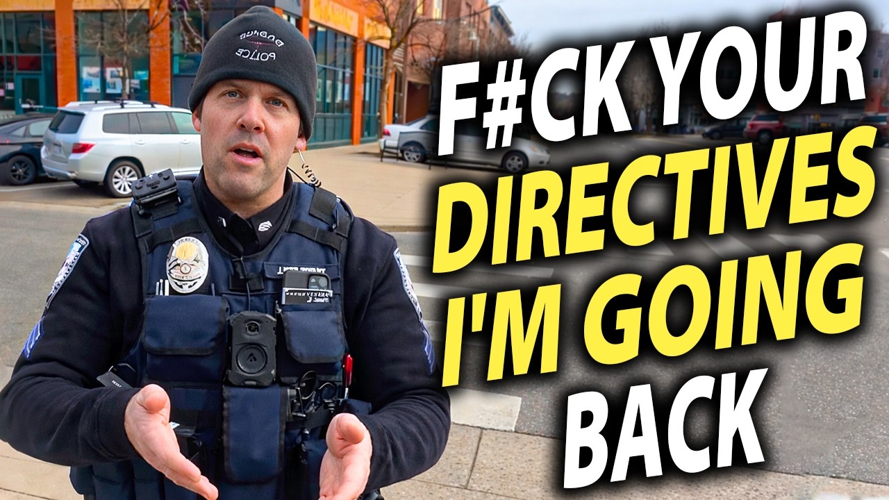 Officer Loses Control and Gets Dismissed During Silent First Amendment Audit!