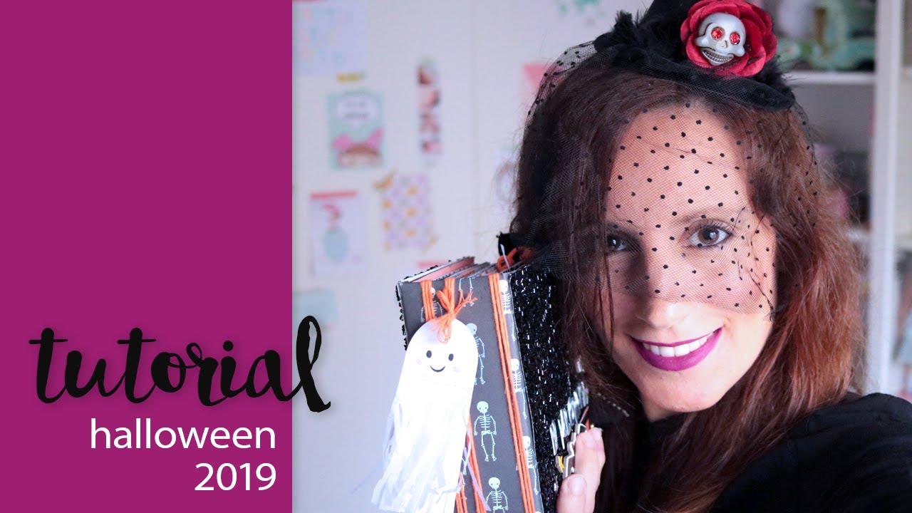 Tutorial: Mini&aacute;lbum de miedo para Halloween | NUNUSITE |