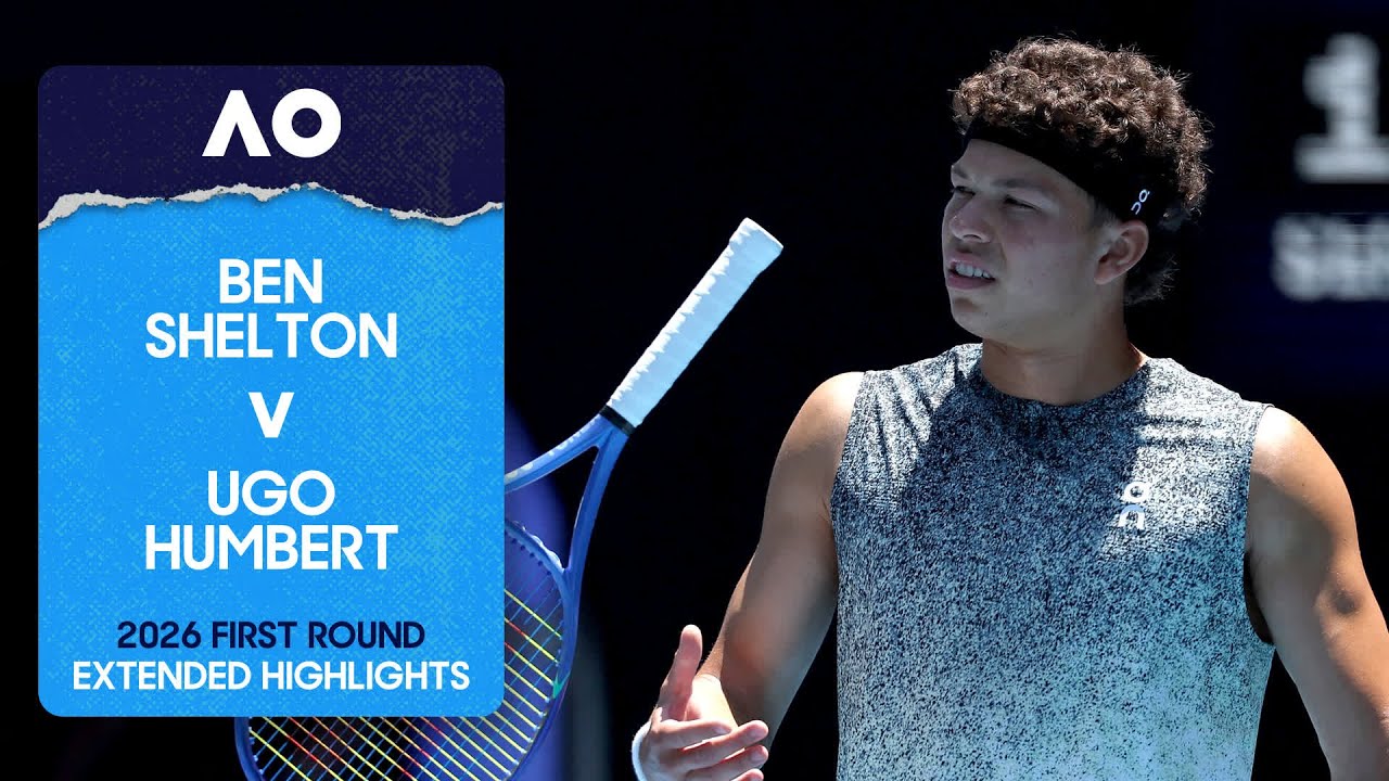 Ben Shelton v Ugo Humbert Extended Highlights | Australian Open 2026 First Round