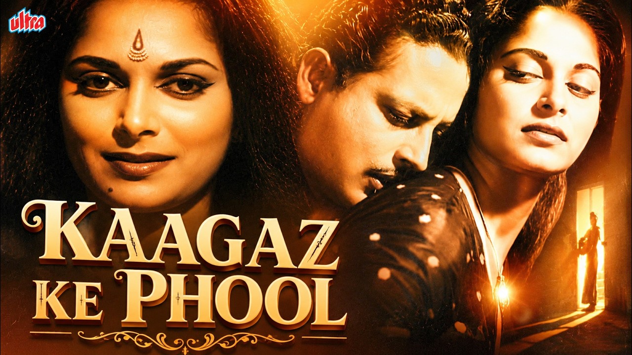 Kagaz Ke Phool (1959) Full Movie - अकेलापन और शोहरत की कड़वी सच्चाई - Guru Dutt & Waheeda Rehman