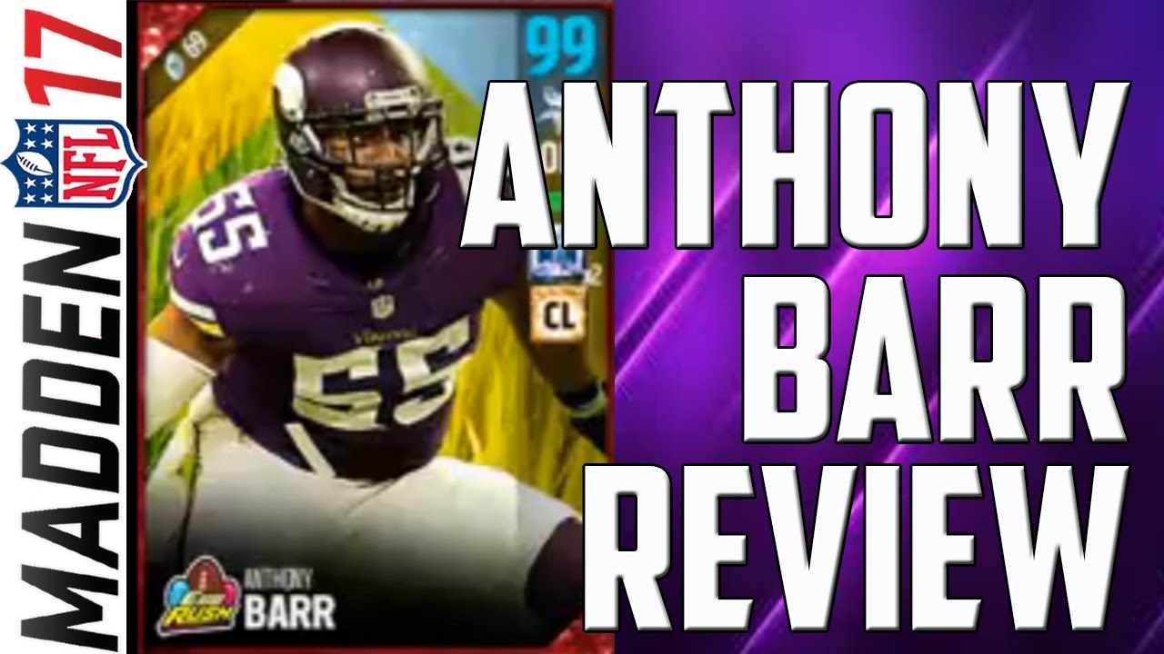 How Good is 97 Overall Anthony Barr? MUT 17 Player Review