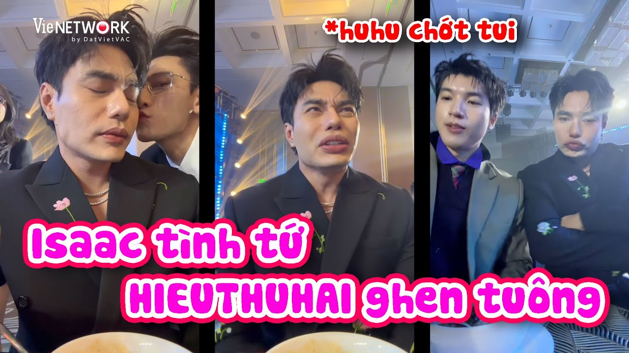 Thu Diễm điếng người khi tình cũ Isaac thể hiện tình cảm với mình trước mặt chồng iu HIEUTHUHAI
