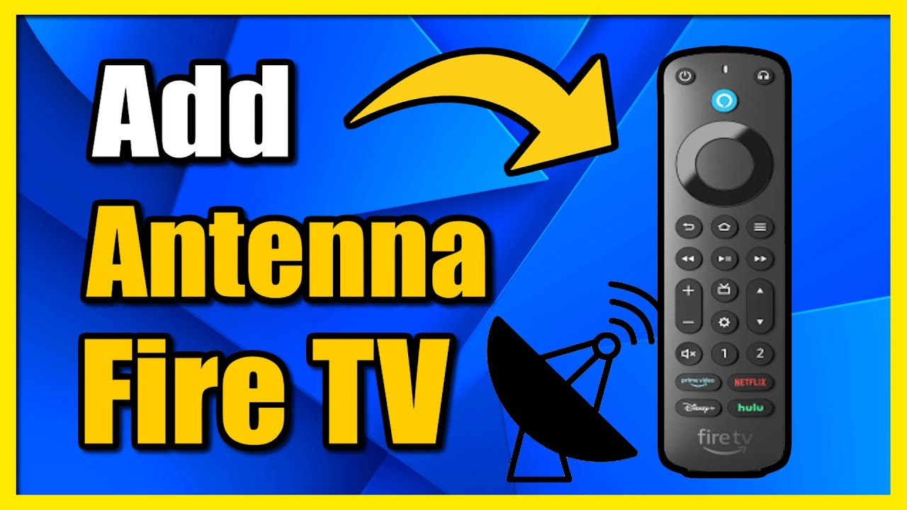 Как добавить антенну в FIRE TV для местных телеканалов (сканирование каналов)
