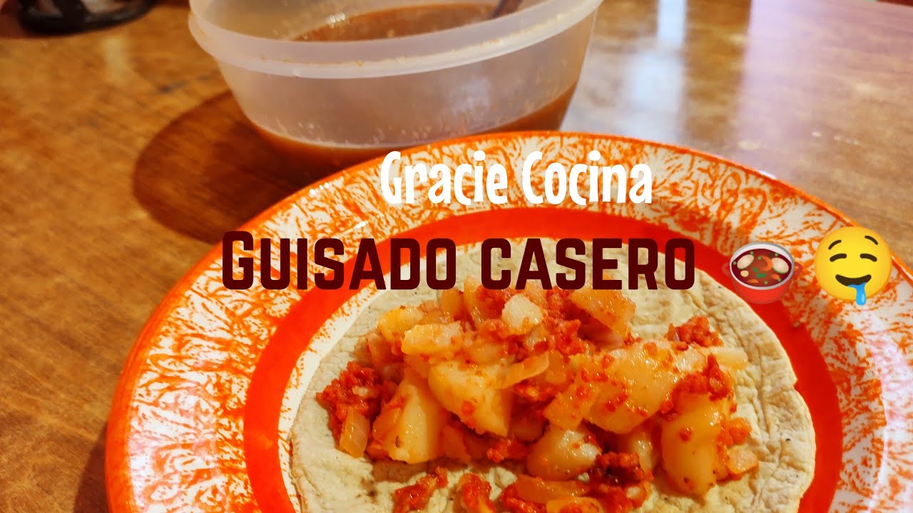 GUISADO CASERO PARA UN DÍA FERIADO rápido, fácil pero rico 🤤