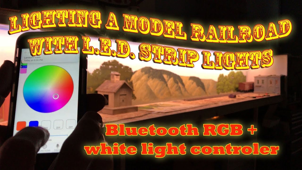 Lighting a Model Railroad with LED Light Strips - Control of RGB LEDs
