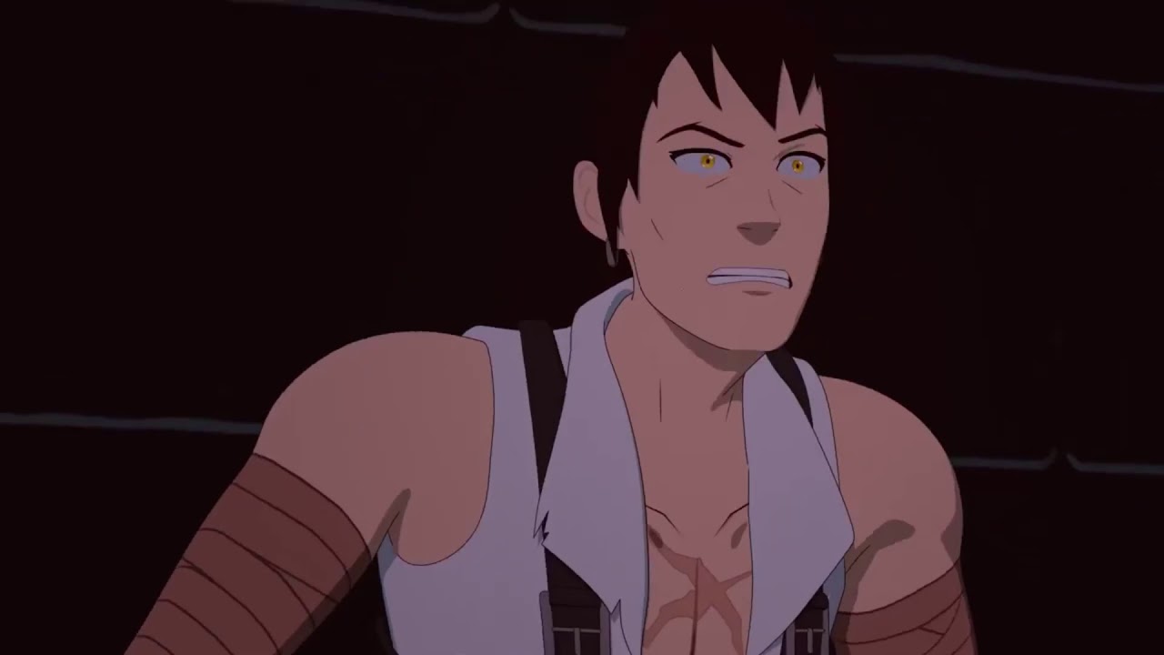 Robyn Hill, Qrow Branwen and Clover Ebi vs Tyrian Callows | RWBY Volume 7