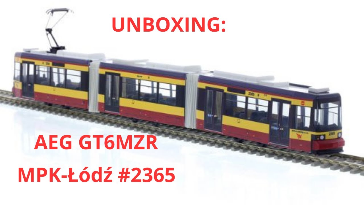 UNBOXING: Reitze  Tramwaj AEG GT6MZR MPK-Łódź #2365