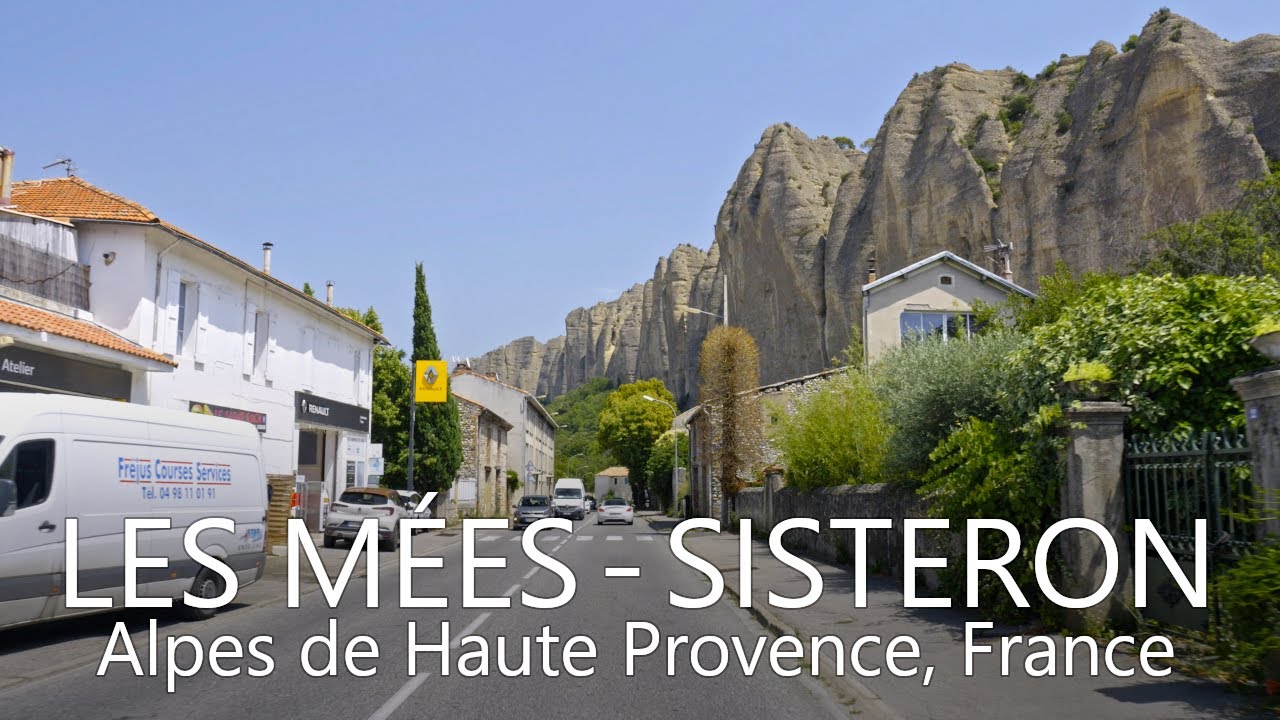 Les Mées to Sisteron | France Drive 4K