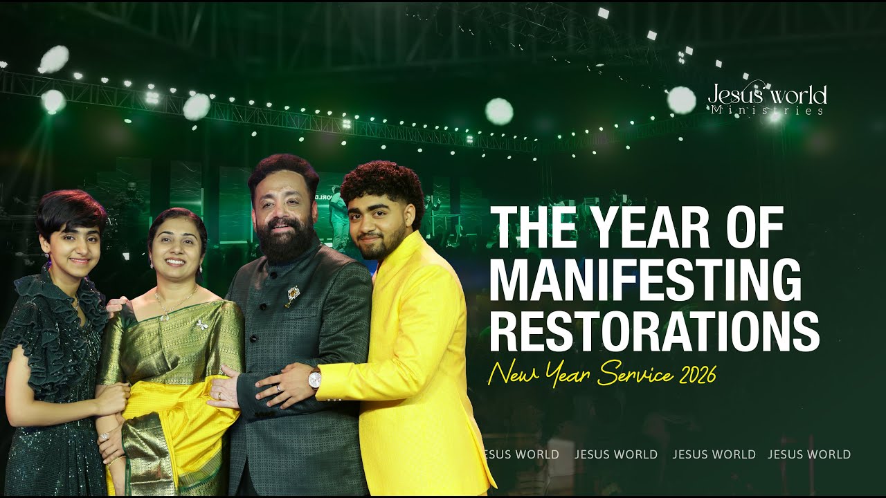 CROSS OVER SERVICE |2026 The Year of Manifesting Restoration |NEWYEAR| Jesus World|Apostle JohnTharu